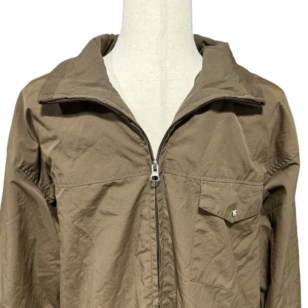 Vintage Y2K Anchor Blue Jacket  Size: XL Ripstop Brown Zip Up Bomber Nylon